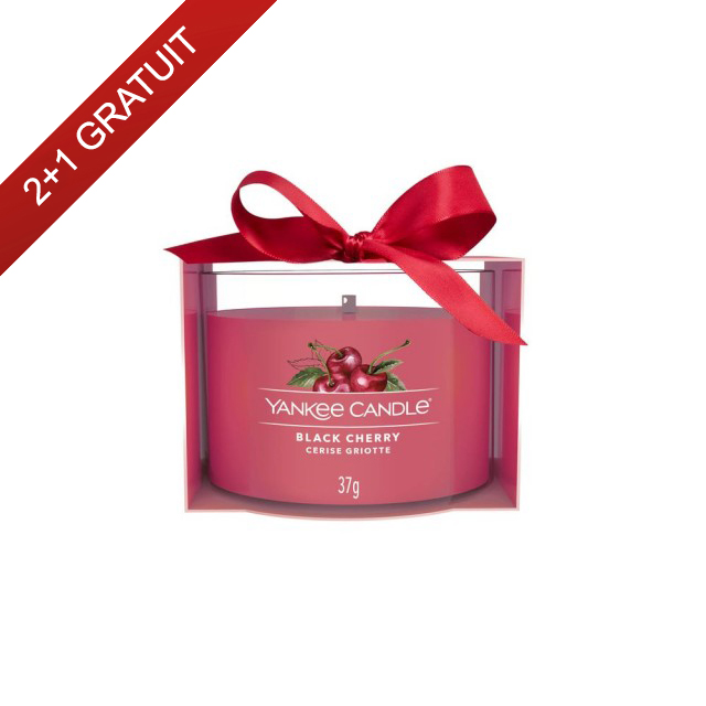 Yankee Candle Lumanare parfumata Mini in sticla Black & Cherry Yankee Candle Lumanare parfumata Mini in sticla Black & Cherry